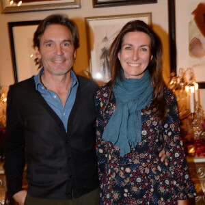 Anne-Claire Coudray et son mari Nicolas Vix lors du dîner caritatif organisé pour la soirée de Charité en faveur de la Fondation "Princesse Diya Kumari de Jaipur" à l'hôtel "Plaza Athénée". La Fondation vise à aider les personnes défavorisées au Rajasthan en développant des programmes de subsistance durables améliorant le niveau de vie et créant un environnement socioéconomique sain et plus équitable. Paris © Rachid Bellak/Bestimage 