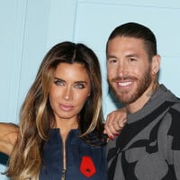 Sergio Ramos et sa femme Pilar, lookée en jean, font le show au défilé Louis Vuitton
