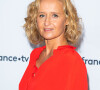 Caroline Roux lors du photocall dans le cadre de la conférence de presse de France Télévisions au Pavillon Gabriel à Paris, France, le 24 août 2021.