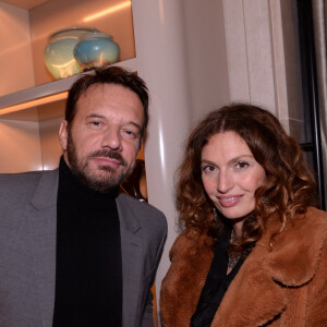 Samuel Le Bihan et Aurélie Saada (groupe Brigitte) - 20e anniversaire de l'hôtel Four Seasons Hotel George V à Paris, le 7 décembre 2019. © Rachid Bellak/Bestimage