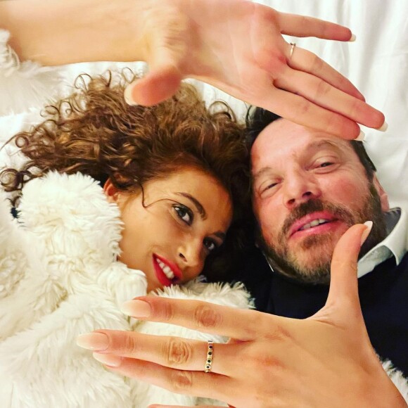 Samuel Le Bihan et sa compagne Stefania Cristian.