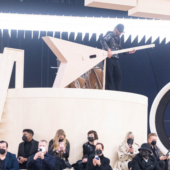 Défilé de mode Chanel, collection Haute-Couture printemps-été 2022 au Grand Palais à Paris. Le 25 janvier 2022 © Olivier Borde / Bestimage