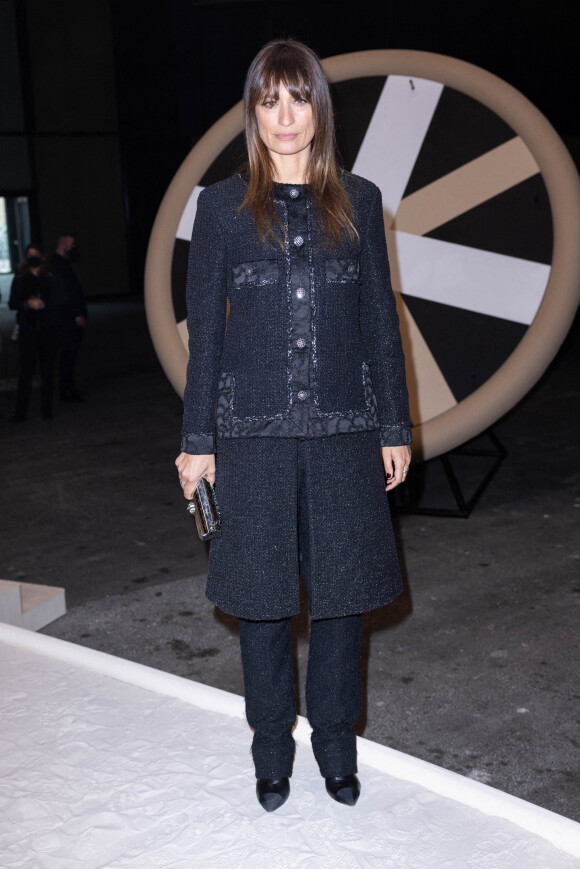 Caroline de Maigret assiste au défilé de mode Chanel, collection Haute-Couture printemps-été 2022 au Grand Palais à Paris. Le 25 janvier 2022 © Olivier Borde / Bestimage
