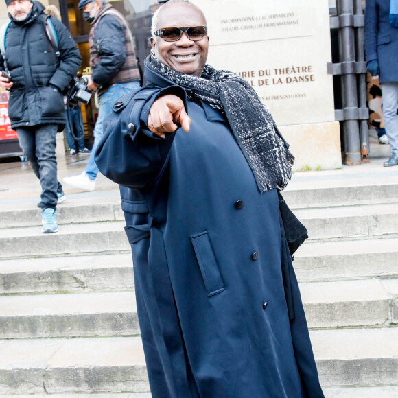Magloire arrive au défilé Stéphane Rolland, collection Haute Couture printemps-été 2022, au Palais de Chaillot. Paris, France, le 25 janvier 2022. © Veeren-Clovis/Bestimage