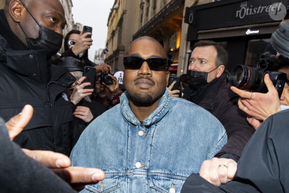 Kanye West (Ye) au défilé Kenzo - People à Paris en marge de la fashion week. © Pierre Perusseau / Bestimage