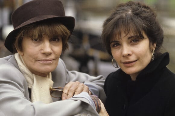 Nadine Trintignant et sa fille Marie Trintignant le 15 avril 1994.
