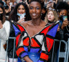 Rokhaya Diallo arrive au défilé Jean Paul Gaultier Haute-Couture Printemps/Eté 2022 dans le cadre de la Fashion Week de Paris. Le 26 janvier 2022. © Veeren-Clovis/Bestimage