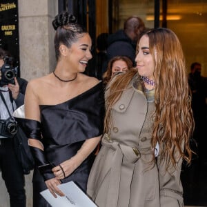 Léna Mahfouf (Léna Situations) et Bilal Hassani à l'issue du défilé Jean Paul Gaultier Haute-Couture Printemps/Eté 2022 dans le cadre de la Fashion Week de Paris. Le 26 janvier 2022. © Veeren-Clovis/Bestimage