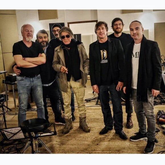 Thomas et Jacques Dutronc se préparent pour la tournée Dutronc&Dutronc. © Instagram / Thomas Dutronc