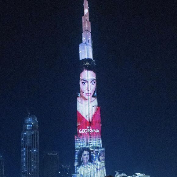 Georgina Rodriguez a fêté ses 28 ans à Dubaï avec son fiancé Cristiano Ronaldo et leurs enfants. Janvier 2022.