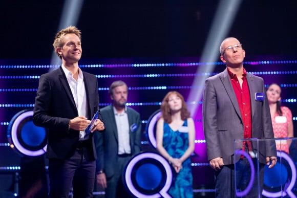 Exclusif - Cyril Féraud, Christophe Spalony (Questions pour un champions) - Enregistrement de l'émission "Le Quiz des Champions" présentée par C.Féraud, et diffusée le 29 janvier à 21h10 sur France 2 © Cyril Moreau / Bestimage