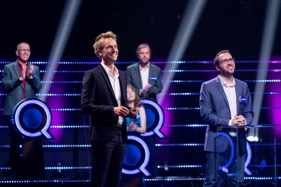 Exclusif - Cyril Féraud, Benjamin (Slam) - Enregistrement de l'émission "Le Quiz des Champions" présentée par C.Féraud, et diffusée le 29 janvier à 21h10 sur France 2 © Cyril Moreau / Bestimage