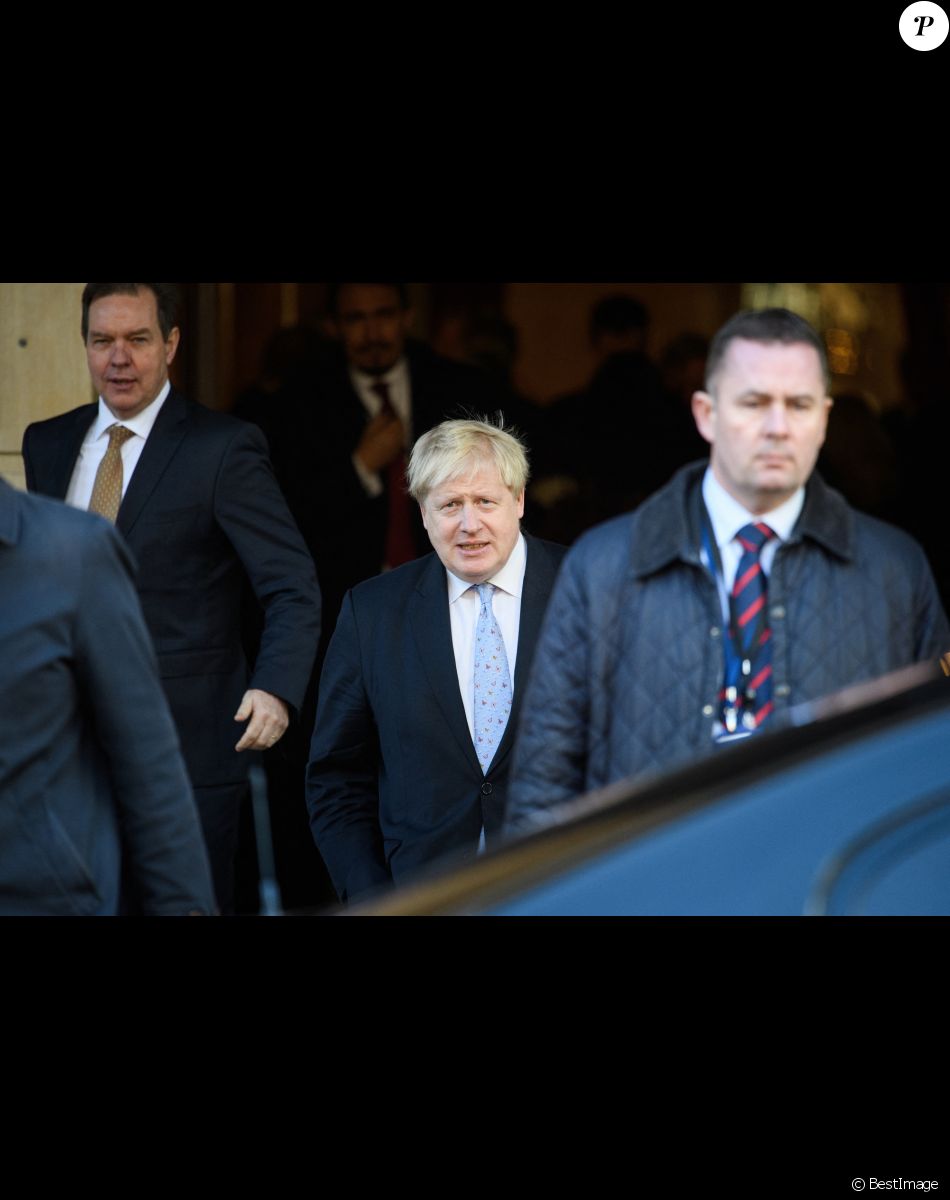 Le ministre britannique des affaires étrangères Boris Johnson sort de la Lancaster House à Londres, le 17 janvier 2017 où la première ministre britannique a présenté son plan pour la sortie du Royaume-Uni de l'Union européenne (UE), près de sept mois après le vote historique en faveur du Brexit.