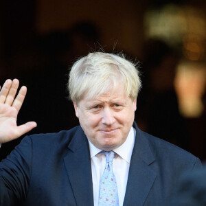 Le ministre britannique des affaires étrangères Boris Johnson sort de la Lancaster House à Londres, le 17 janvier 2017 où la première ministre britannique a présenté son plan pour la sortie du Royaume-Uni de l'Union européenne (UE), près de sept mois après le vote historique en faveur du Brexit.