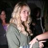 Jessica Simpson sortant d'un salon de coiffure d'Hollywood, le 5 janvier 2010