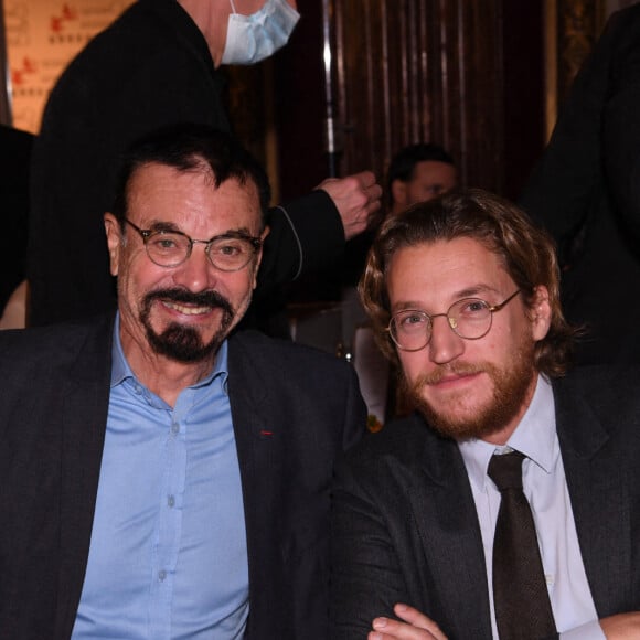 Olivier Courtin-Clarins, directeur Général CLARINS et Jean Sarkozy - Déjeuner du Chinese Business Club en l'honneur de l'ancien président N.Sarkozy au restaurant de l'hôtel The Westin Paris Vendôme à Paris, France, le 8 novembre 2021. © Rachid Bellak/Bestimage 