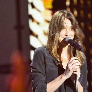 Carla Bruni-Sarkozy - Enregistrement de l'émission "Les Estivales de Culturebox" à Montpellier, qui sera diffusée le 19 août sur France 2.  © Jean-René Santini / Bestimage 