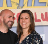 Julien Arruti et sa compagne Aurélie - Avant-première du film "Super-héros malgré lui" au cinéma Le Grand Rex à Paris le 31 janvier 2022. © Coadic Guirec/Bestimage