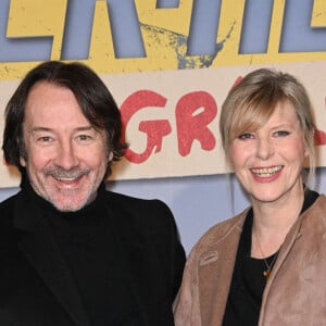 Jean-Hugues Anglade et Chantal Ladesou - Avant-première du film "Super-héros malgré lui" au cinéma Le Grand Rex à Paris le 31 janvier 2022. © Coadic Guirec/Bestimage