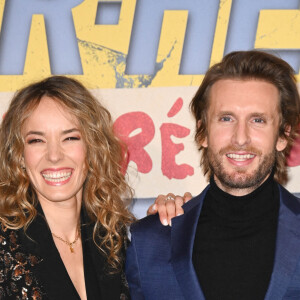 Elodie Fontan et son compagnon Philippe Lacheau - Avant-première du film "Super-héros malgré lui" au cinéma Le Grand Rex à Paris le 31 janvier 2022. © Coadic Guirec/Bestimage