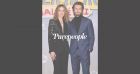 Elodie Fontan lookée en tailleur décolleté, au bras Philippe Lacheau : joyeuse avant-première au Rex