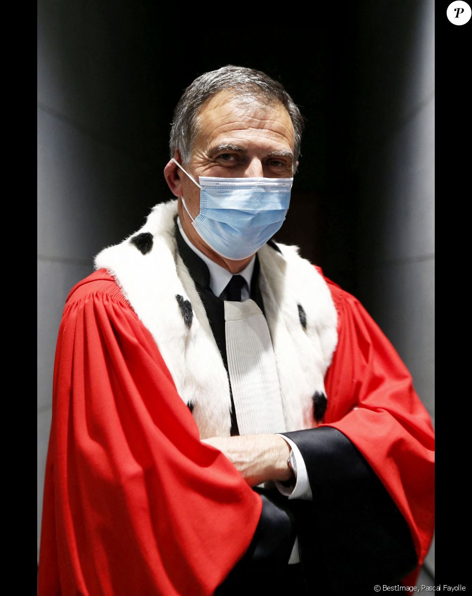 Monsieur Jacques Dallest, procureur général, lors du procès en assises de Nordhal Lelandais, à Grenoble, Isère, France, le 31 janvier 2022. © Pascal Fayolle/Bestimage