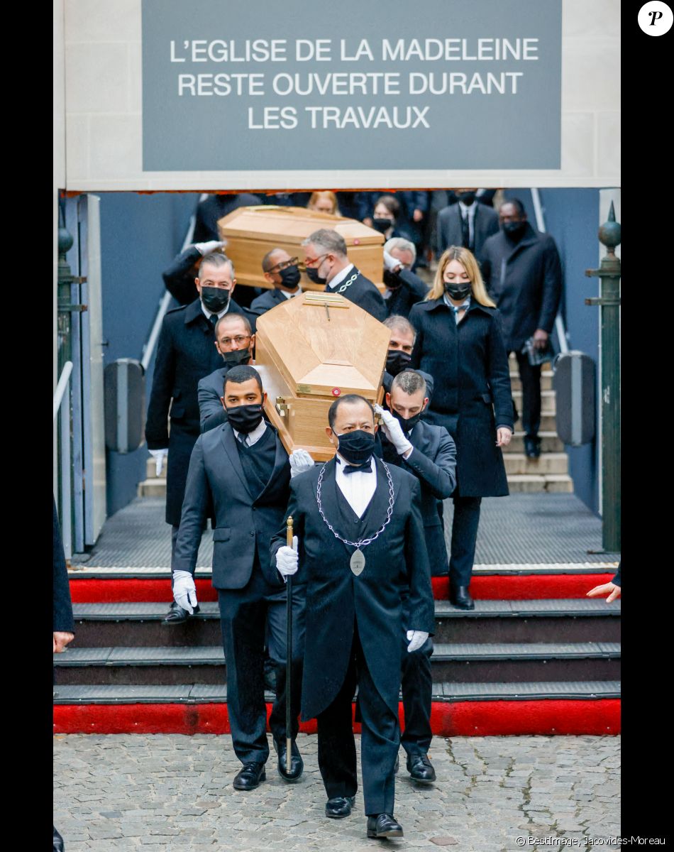 Messe en hommage aux frères Igor et Grichka Bogdanoff (Bogdanov) en l'église de La Madeleine à Paris. Le 10 janvier 2022 © Jacovides-Moreau / Bestimage
