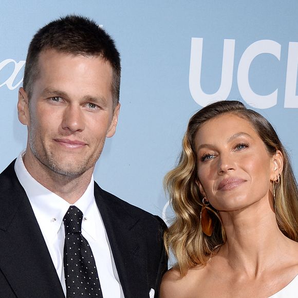 Gisele Bundchen et son mari Tom Brady à la soirée UCLA en l'honneur de B. Streisand et G. Bundchen à Los Angeles, le 21 février 2019