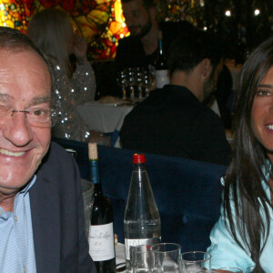 Exclusif - Jean-Pierre Pernaut et sa femme Nathalie Marquay - Soirée au Don Camilo pour le lancement du clip "Radio Aktébo" de l'association Aktebo au profit des enfants malades à Paris le 17 septembre 2019. © JLPPA/Bestimage