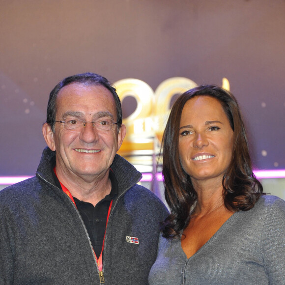 Jean-Pierre Pernaut et Nathalie Marquay - Prolongation du 20eme anniversaire de Disneyland Paris, le 23 mars 2013.