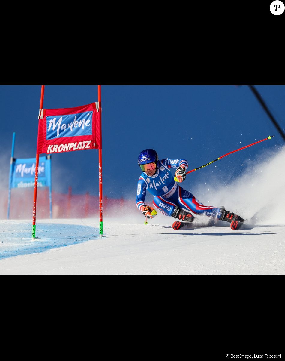 Tessa Worley (FRA) lors de la Coupe du monde de ski FIS 2022, slalom géant féminin sur la piste Erta, à Kronplatz, Italie le 25 janvier 2022. © Luca Tedeschi/LPS/Zuma Press/Bestimage