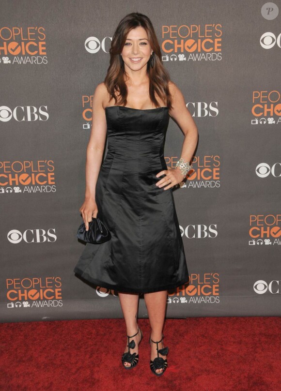 La séduisante Alyson Hannigan, à l'occasion des 36e People's Choice Awards, qui se sont tenus au Nokia Theatre de Los Angeles, le 6 janvier 2010.