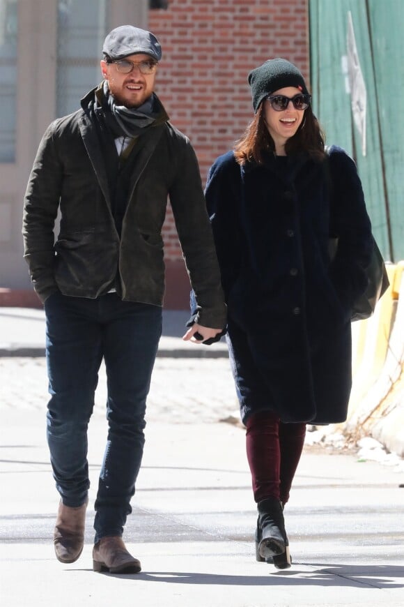 James McAvoy et Lisa Liberati à New York, le 23 mars 2018.
