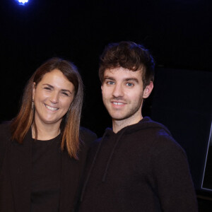 Exclusif - Valérie Bénaïm, Maxence Marchand et David Coudyser asisstent à la soirée hommage à Jean-Pierre Bacri au Ground Control Gare de Lyon, à l'occasion de la sortie de "Jean-Pierre Bacri, le Bougon Gentilhomme" de Valérie Bénaïm et Sandra Freeman (publié aux éditions de L'Archipel). Paris, le 4 février 2022. © Cédric Perrin / Bestimage