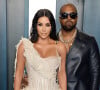 Kim Kardashian et son mari Kanye West à la soirée "Vanity Fair Oscar Party" après la 92e cérémonie des Oscars