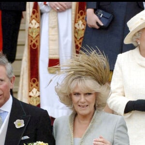 Mariage du prince Charles et Camilla Parker Bowkes à Windsor en 2005.
