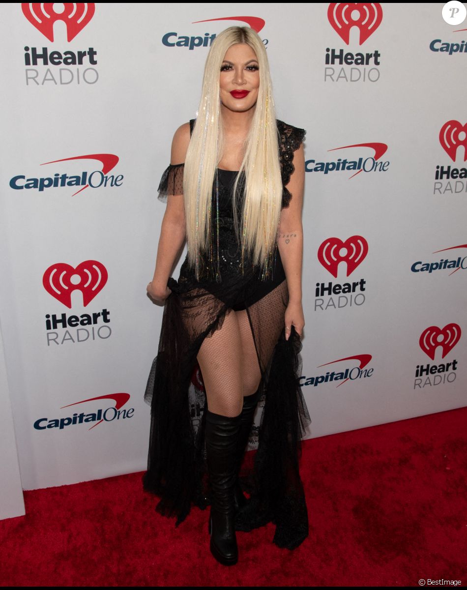 Tori Spelling - Photocall - iHeartRadio 102.7 KIIS FM Jingle Ball à Los Angeles le 3 décembre 2021.