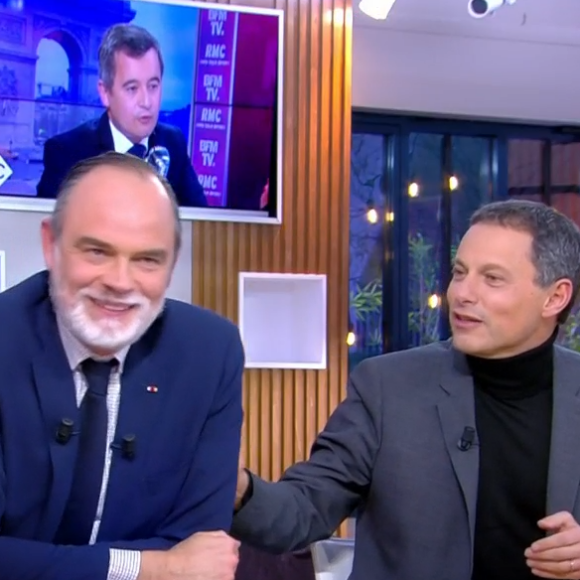 Marc-Olivier Fogiel, directeur général de BFM TV, réagit dans C à Vous à l'échange tendu entre Apolline de Malherbe et Gérald Darmanin ce mardi 8 février