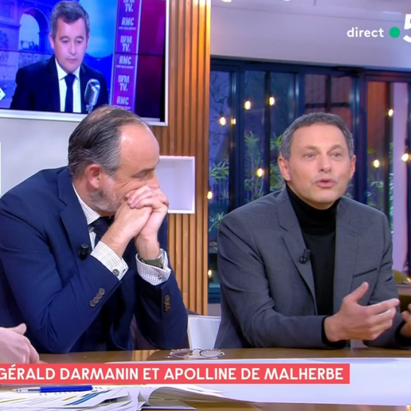 Marc-Olivier Fogiel, directeur général de BFM TV, réagit dans C à Vous à l'échange tendu entre Apolline de Malherbe et Gérald Darmanin ce mardi 8 février