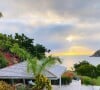 Luana et Paul Belmondo ravis d'être de retour sur leur île d'Antigua, le 8 février 2022.