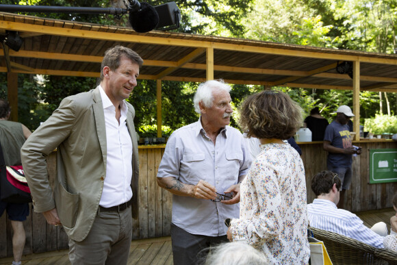 Exclusif - Yannick Jadot et sa compagne Isabelle Saporta - Yann Arthus-Bertrand organise la grande fête GoodPlanet à l'occasion du 10éme anniversaire de son film "Home" et de la Fondation à Paris le 1er juin 2019