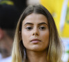 Carol Cabrino (femme de Marquinhos) - Célébrités dans les tribunes lors du match de coupe du monde opposant le Brésil à la Serbie au stade Otkrytie à Moscou, Russie, le 27 juin 2018. Le brésil a gagné 2-0.