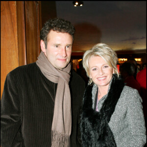 Pierre Sled et Sophie Davant au Grand Rex pour le spectacle de Muriel Robin en 2005