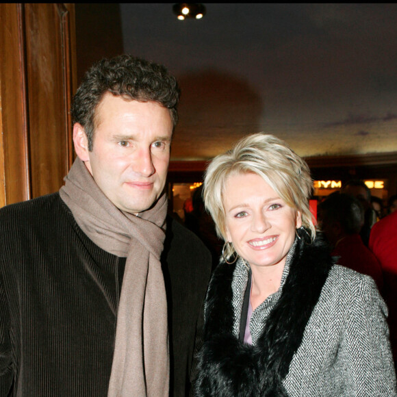 Pierre Sled et Sophie Davant au Grand Rex pour le spectacle de Muriel Robin en 2005