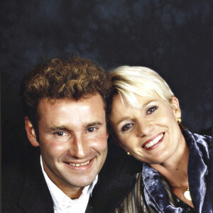 Portrait de Sophie Davant et Pierre Sled le 28 octobre 1997