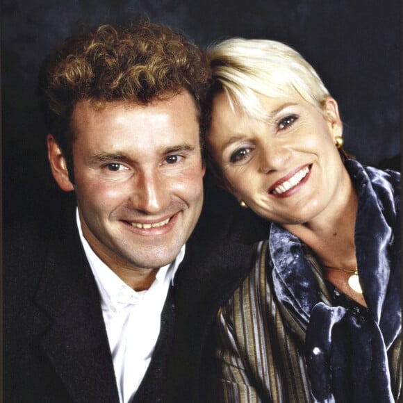 Portrait de Sophie Davant et Pierre Sled le 28 octobre 1997