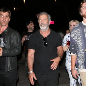 Exclusif - Mel Gibson - Les célébrités assistent au combat UFC 264 opposant Conor McGregor à Dustin Poirier à Las Vegas, Nevada, Etats-Unis, le 10 juillet 2021.