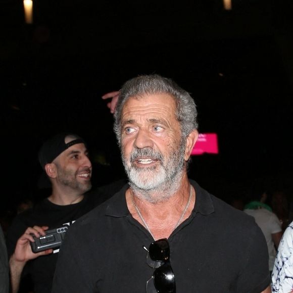 Exclusif - Mel Gibson - Les célébrités assistent au combat UFC 264 opposant Conor McGregor à Dustin Poirier à Las Vegas, Nevada, Etats-Unis, le 10 juillet 2021.