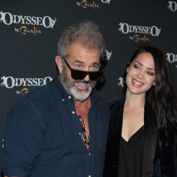 Mel Gibson et sa compagne Rosalind Ross à la première de Cavalia Odysseo à Camarillo en Californie, le 11 novembre 2017