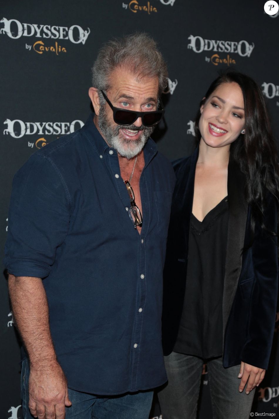 Mel Gibson et sa compagne Rosalind Ross à la première de Cavalia